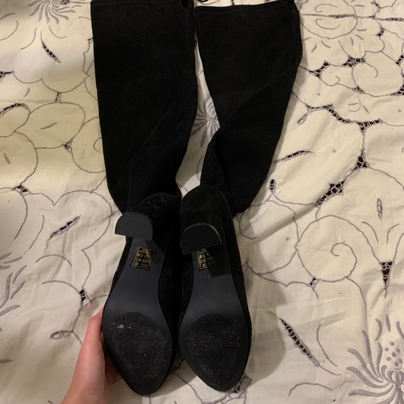 High rise heel -black - Picture 2 of 3